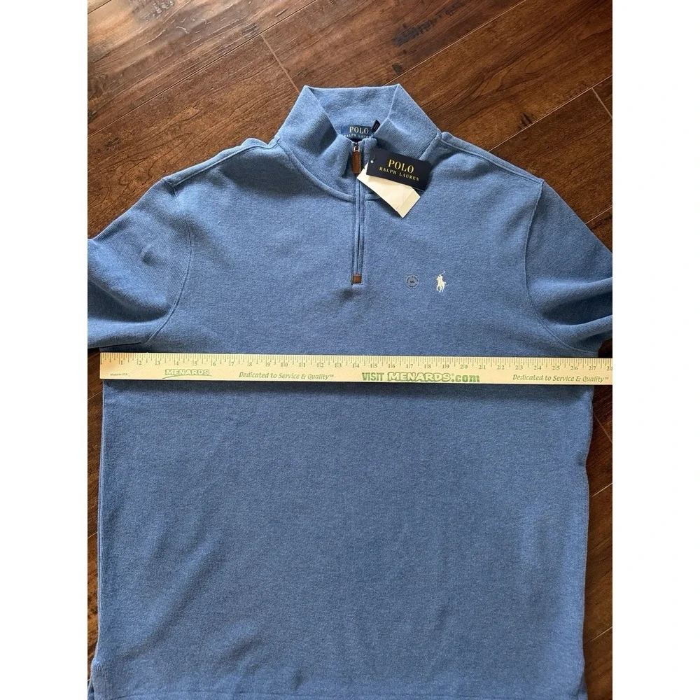 Polo Ralph Lauren Quarter-Zip Pullover Men's XXL Blue NWT $125